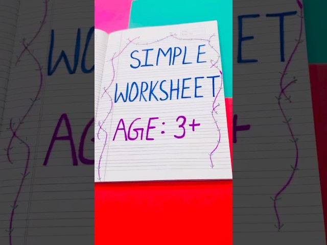 Exciting & Engaging English Worksheet for Kids !
