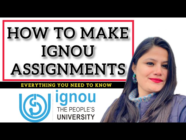 IGNOU assignments kaise banayen? dos and don'ts