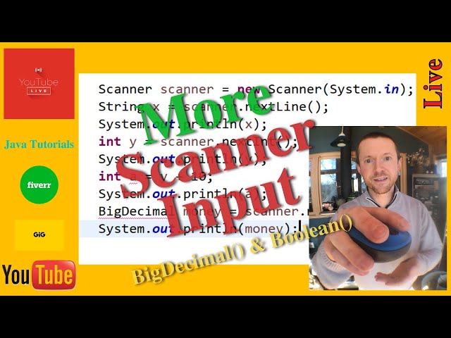 More Scanner Input in Java | Live #7.1 Programming Practice for Beginners