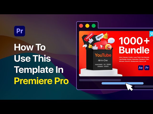 How to use Youtube Bundle | 1000+ Video Templates | Premiere Pro Tutorial