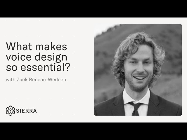 What makes voice design so essential?