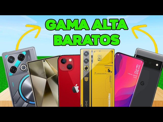 Los MEJORES CELULARES GAMA ALTA BARATOS para 2025