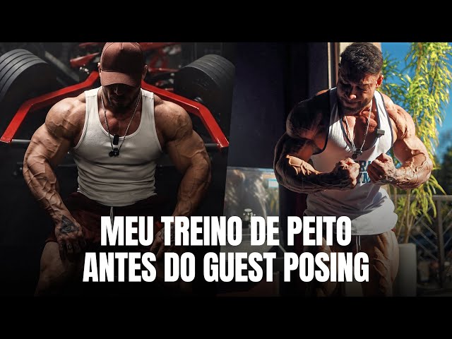 ¡Asusté a los chicos de Curitiba! ¡Increíble bombeo durante el entrenamiento de pecho!