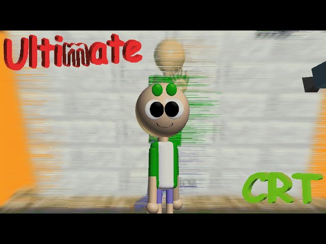 How To Apply Ultimate CRT To Your Decompile! ☃️🚐/ #video #decompile #baldisbasics