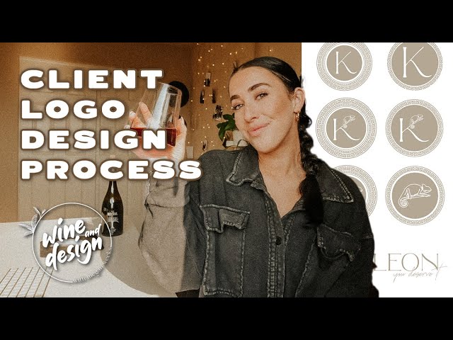 CLOTHING COMPANY LOGO DESIGN PROCESS | Adobe Illustrator |  Wine and Design Ep 36