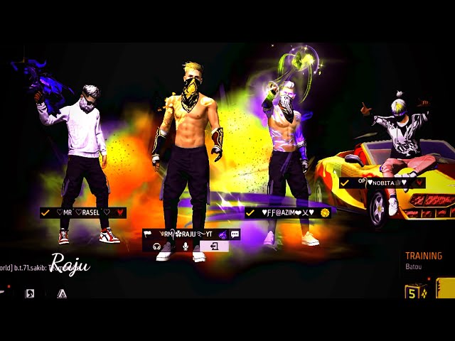 Free Fire Squad Lobby Edit 🥵(xml+clip)⬇️