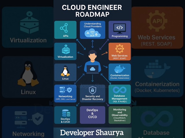 cloud engineer roadmap for beginners | cloud computing | cloud engineer roadmap