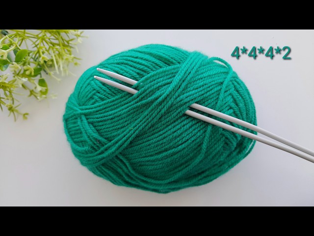 🧶 You won't believe how easy this beautiful knitting pattern is!