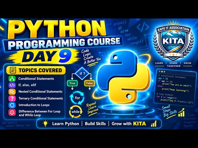 Conditional statements, introduction to loops