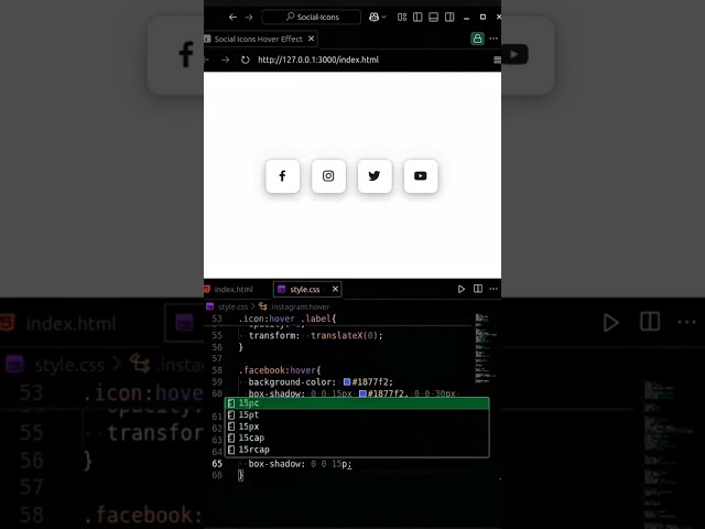 🔥 Cool CSS Button Animation That Wows! ✨ #shortsvideo