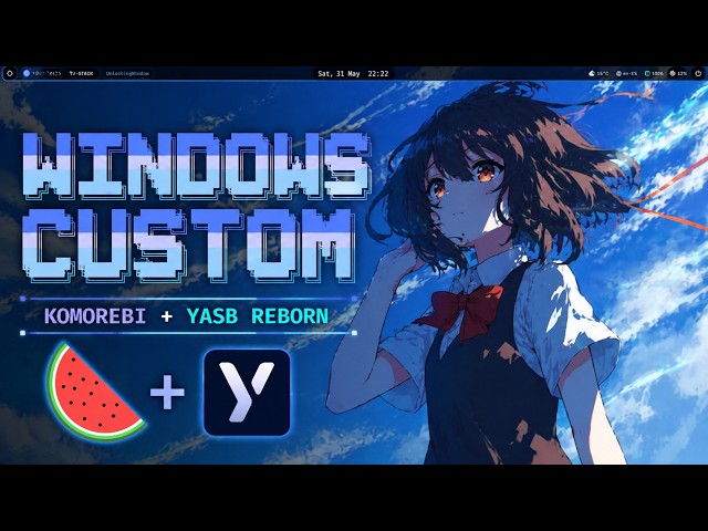 Windows: Desktop Customization (Komorebi + Yasb)