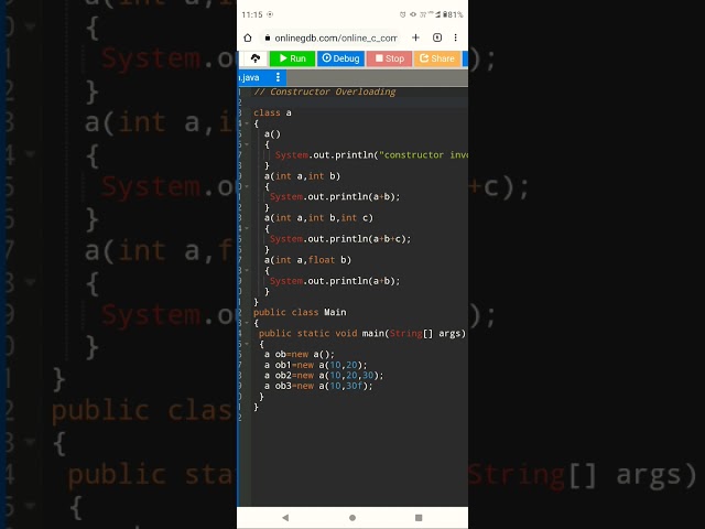 How constructor overloading work in java