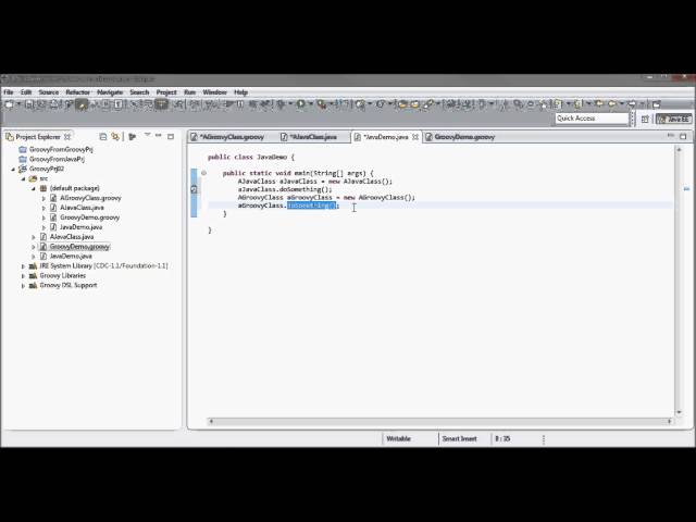 Groovy Tutorial 02 (mix Java and Groovy code)