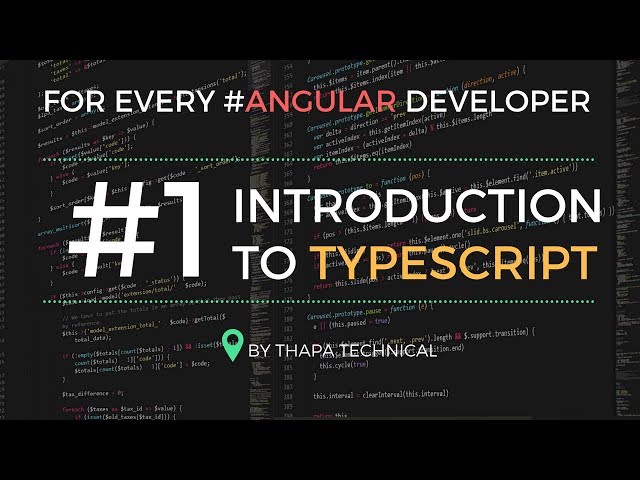 Typescript Tutorial for Beginners in Hindi #1: What is Typescript | Introduction to Typescript Hindi