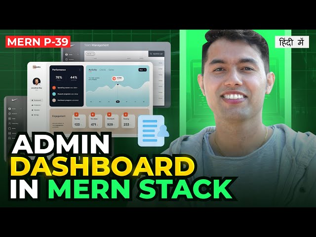 #39: MERN Admin Dashboard 👉 Retrieving User Data and MongoDB Basics | MERN Admin Panel in Hindi