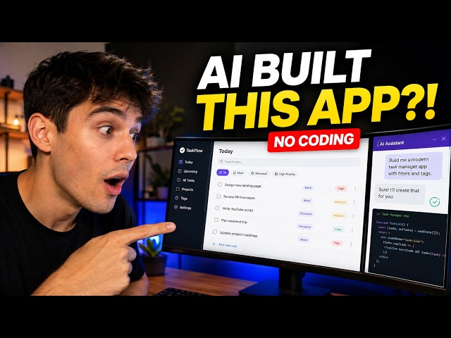 I Asked AI to Build a Complete App — No Coding Allowed