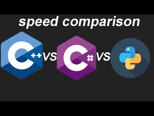 Python vs C++ vs C# Speed Comparison