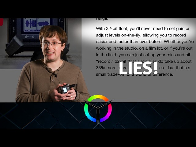 32-bit Float Recording Is (Technically) a Lie - Video Tech Explained