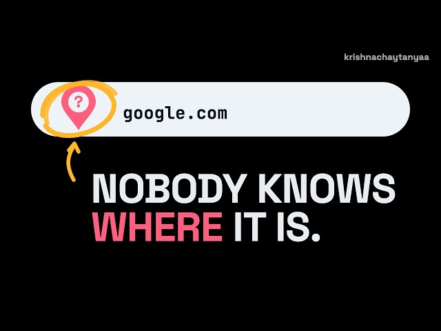 Nobody Knows Where google.com Is (How DNS Actually Works) #systemdesign