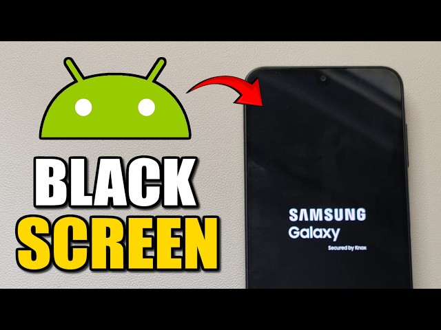 How To Fix Android Black Screen Problem (Best Method)