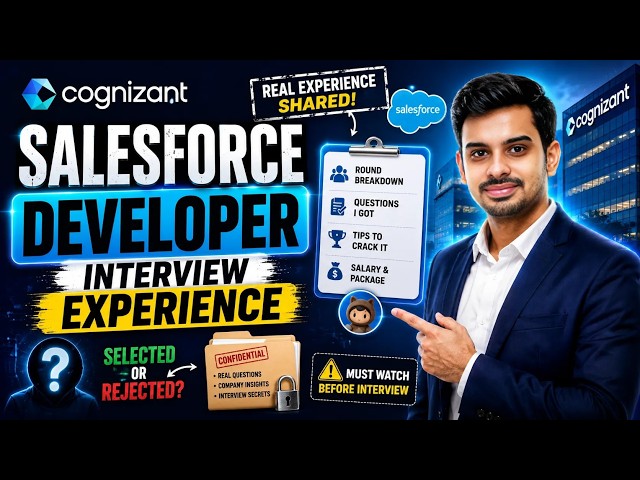Cognizant Salesforce Developer Interview Experience (Real Questions + Tips) | Salesforce Interview