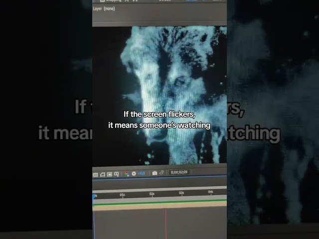 These scanlines show what reality hides. #fyp #editingtutorials #aftereffect #adobe
