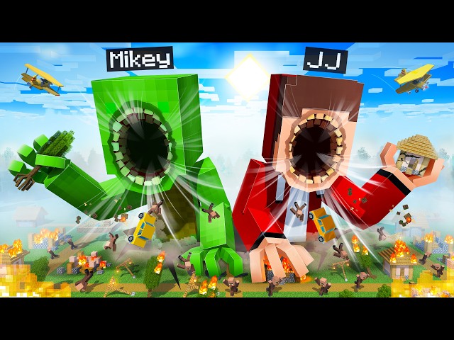 JJ and Mikey Become SHAWARMA Monsters - Maizen Minecraft Animation