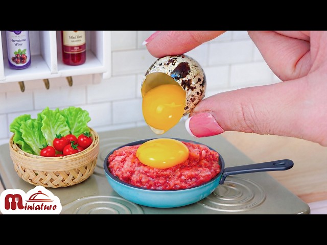 🍅 Perfect Mini Cheesy Beef Stuffed Tomatoes Recipe | ASMR Cooking Mini Food
