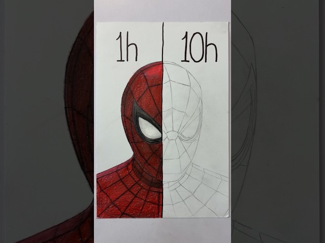 Spider-Man: Brand New Day 🕷️🔥| Tom Holland Realistic Drawing ✍️ #shorts