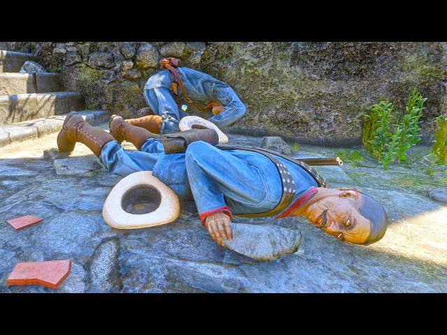 [4K] Ninja Weapon Brutal Kills #10 - Red Dead Redemption 2