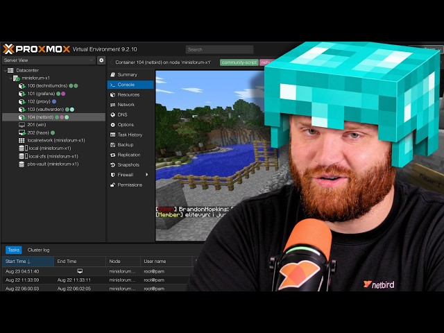 Self-Host Minecraft with EASY Remote Access - Proxmox, Ubuntu, and Docker