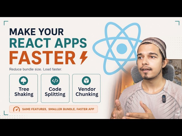 Optimize Your React App | React Performance Guide (Tree Shaking, Code Splitting, Vendor Chunking)