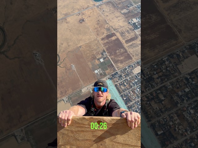 HANGING ON FOR MY LIFE AT 6,500 FEET 😬