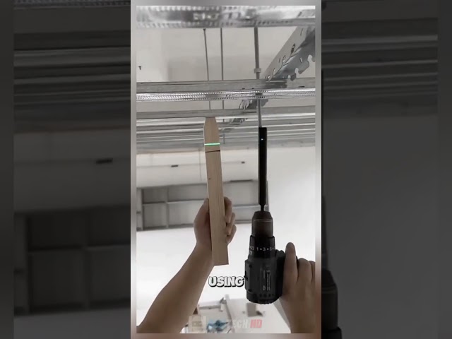 Home construction Installation ceiling frames #satisfying #shorts