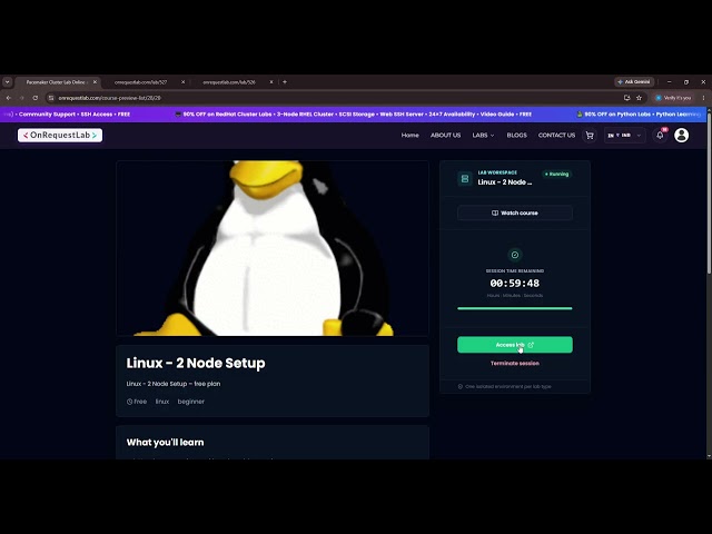 Red Hat Linux Practical Lab – Overview