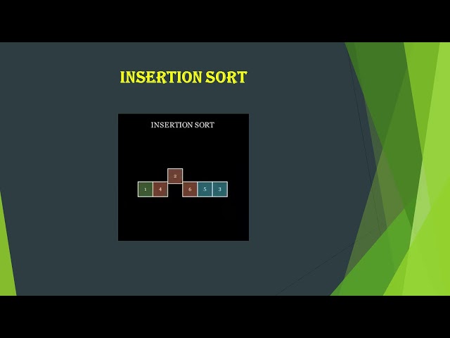 INSERTION SORT