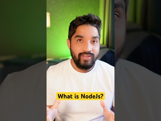 What is Node.js? Explained Simply #nodejs