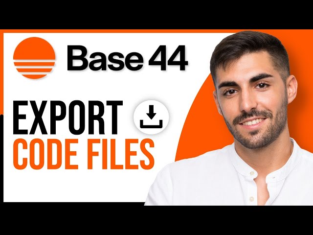 How to Export Code Files from Base44 | Export Project as ZIP 2025