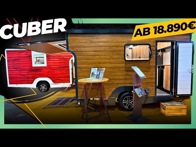 Mini Tiny House starting at €18,890! 🏠✨ On the move with The Cuber #Cuber #TinyHouse #VanLife 🚐🔥