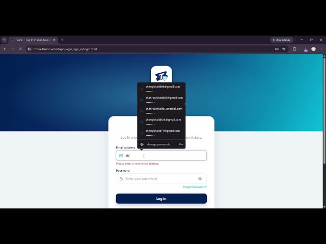 Tixora-Event Ticketing System with Fraud Detection Tutorial video