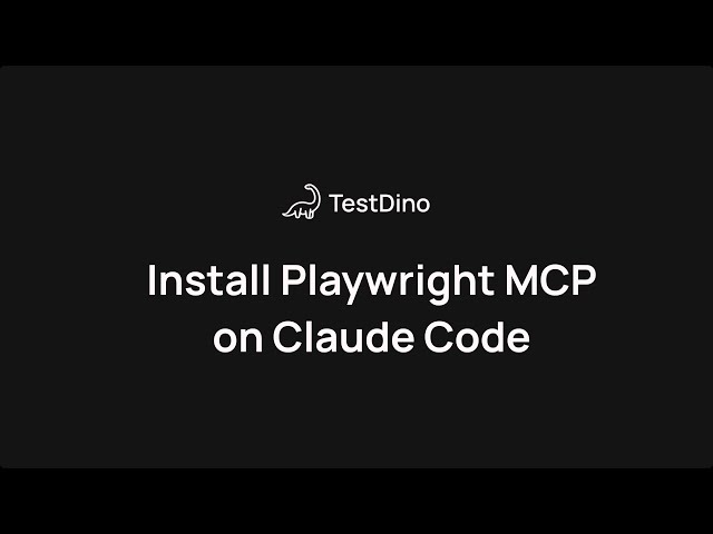 Install Playwright MCP on Claude code