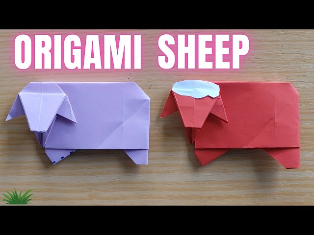 Origami Sheep Tutorial | How to make a paper Sheep step by step
