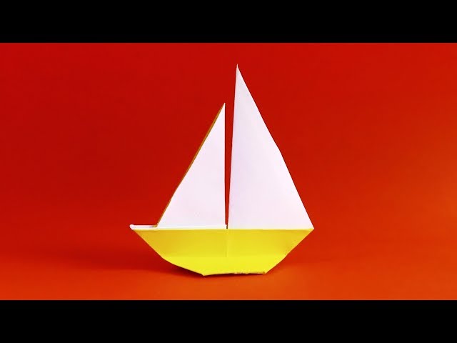 Origami Sail Boat Tutorial - How to make an Origami Sail Boat