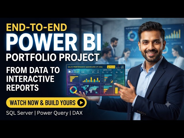 End-to-End Power BI Portfolio Project | SQL Server, Power Query, DAX & Interactive Reports