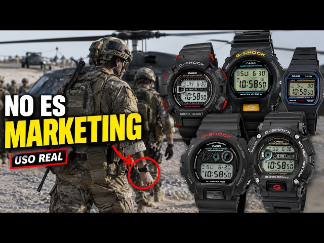 5 relojes Casio que los militares REALMENTE usan