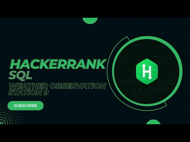 Hackerrank SQL Solution | Weather observation station 9 | Not Starting with Vowels | Ep14