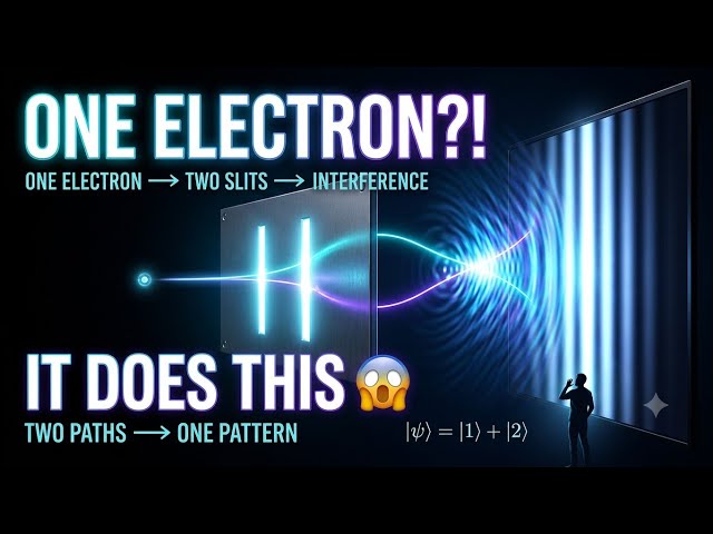 DOUBLE-SLIT EXPERIMENT 🤯 | Quantum Superposition & Interference Explained | A-Level Physics