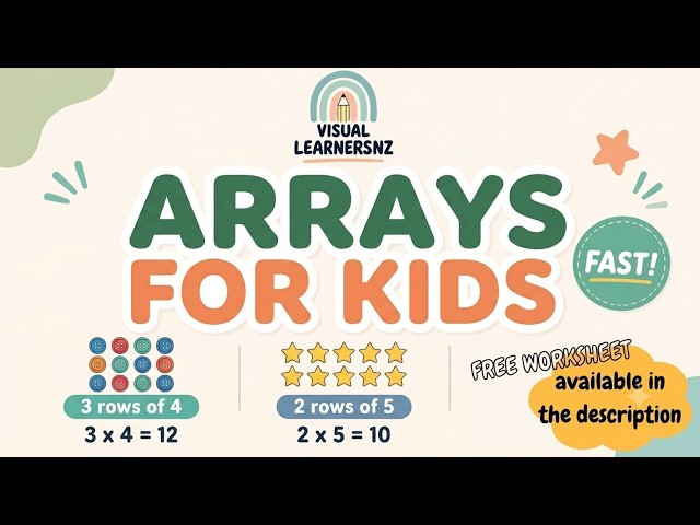 Arrays for Kids  Multiplication Made Easy