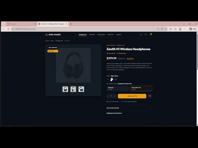 Design E-commerce Product Page Layout @Technohacksedutech