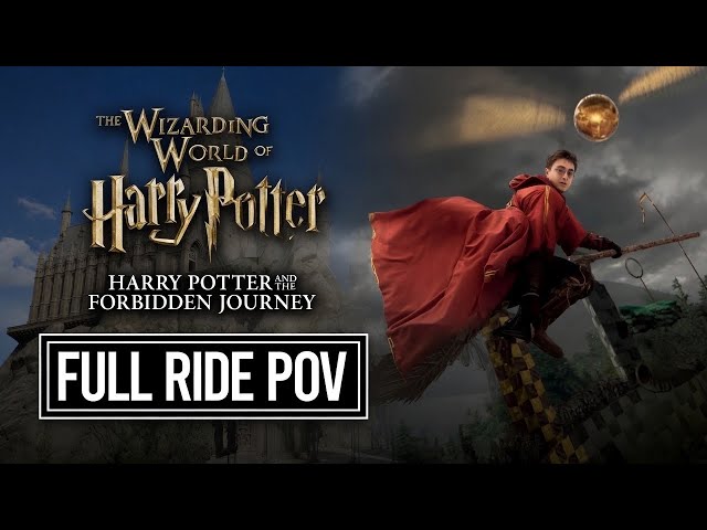 Harry Potter and the Forbidden Journey 4K POV | Universal Studios Hollywood